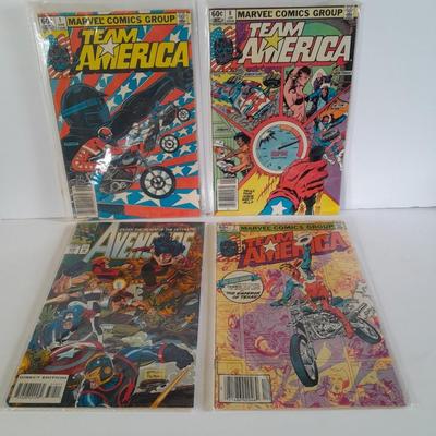 Four Team America Comic Books