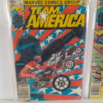 Four Team America Comic Books