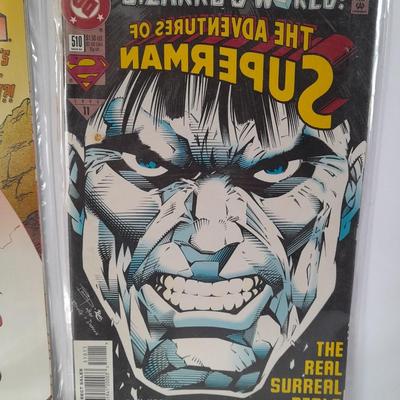 Five Superman Comic Books