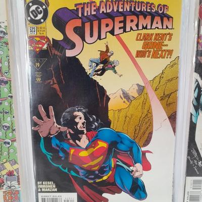 Five Superman Comic Books