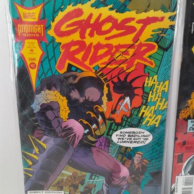Two Comic Books Ghost Rider and Ghost Blaze
