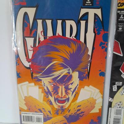 Three Gambit Comic books
