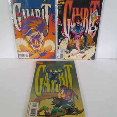 Three Gambit Comic books