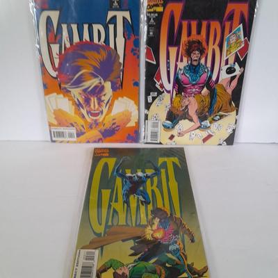 Three Gambit Comic books