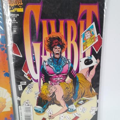 Three Gambit Comic books