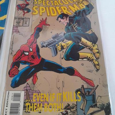 Four Spiderman Comic Books