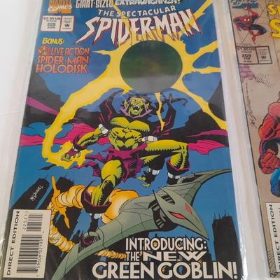 Four Spiderman Comic Books