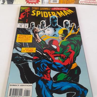 Three Spiderman Comic Books