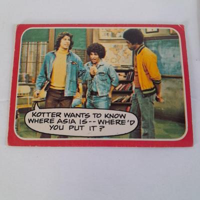Welcome Back Kotter Trading cards - John Travolta