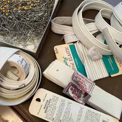 Lot of pins & binding
