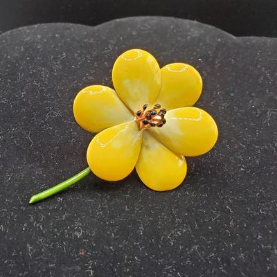 Original by Robert - Yellow Flower Pin