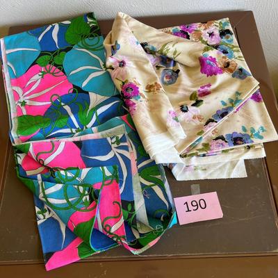 Awesome 60s Floral Print material