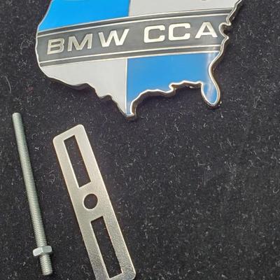 BMW Car Club America Grill Badge