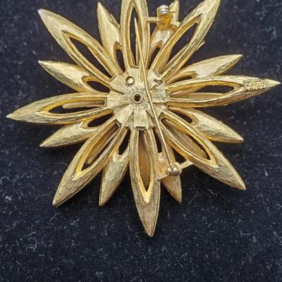 Vintage Cathe Large Gold Tone Pin