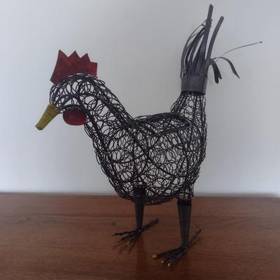 Metal Wire Chicken Fancy Egg Basket