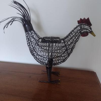 Metal Wire Chicken Fancy Egg Basket