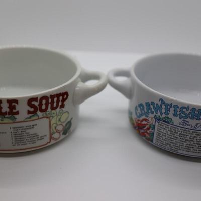 LJUNDERBERG Collection Ingredient & Recipe Soup Bowls - Set of 4