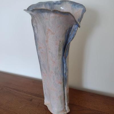 Studio Pottery Vase Signed