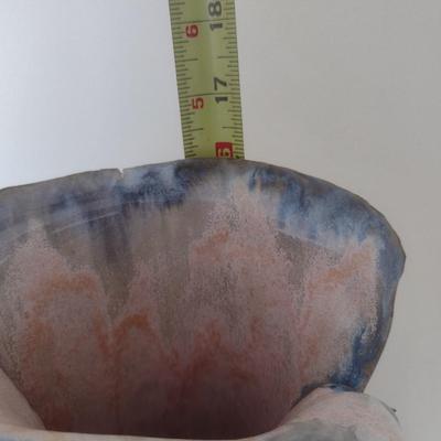 Studio Pottery Vase Signed