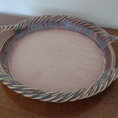 Large Brown's Pottery Arden, NC Pottery Serving Platter