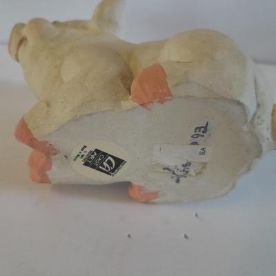 Hand painted " This little piggy went to market." Enterprise exclusive with other Pig friends