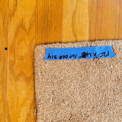 Beige carpet