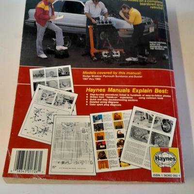 Three Auto mechanics repair books Chrysler, Plymouth, Dodge, Duster, Sundance, Datsun, Nissan 70-90's