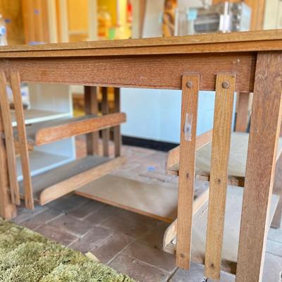 Quarter sawn oak table