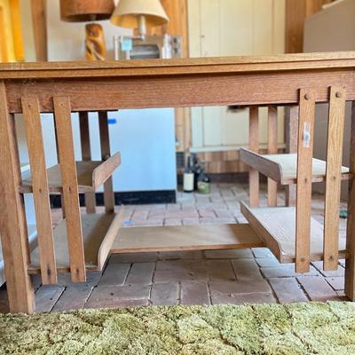 Quarter sawn oak table