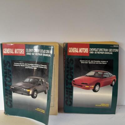 Two General Motors Chilton's manual Auto mechanic books 1982-1992 and Celebrity / Century