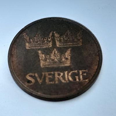 1973 Swedish Coin 5 Ã–re | Gustaf VI Adolf | Crown | Sweden coin