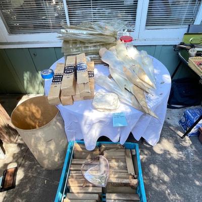 Chocolate, baking supplies