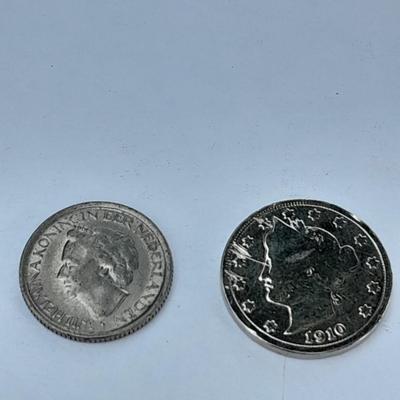 1910 and 1948 foreign Coins
