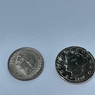 1910 and 1948 foreign Coins