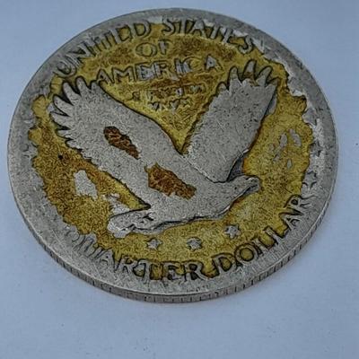 1928 Walking Liberty Quarter, and 1912 Barber dime