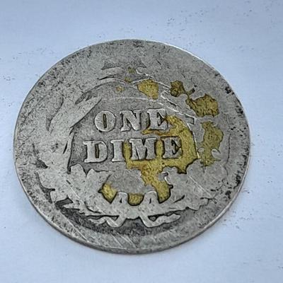 1928 Walking Liberty Quarter, and 1912 Barber dime