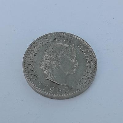 Two Switzerland 10 Rappen Coins 1955 & 1962