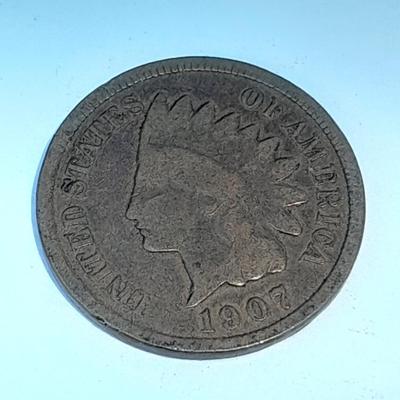 1907 US Indian head cent