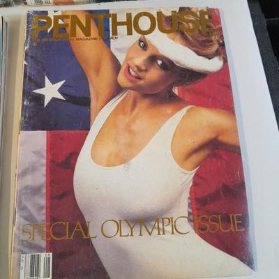 Penthouse Back issue Magazines Madonna, Samantha Fox, Jackie Collins, and more