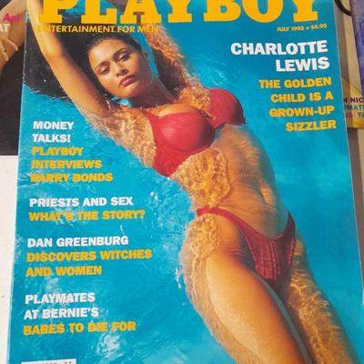 1990's Playboy back issue magazines Joan Severance, Heather Kozar, La Toya Jackson and more
