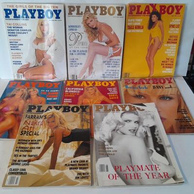 1990's Playboy back issue magazines Brandi Brant, Barbi twins, Tai Collins, and more