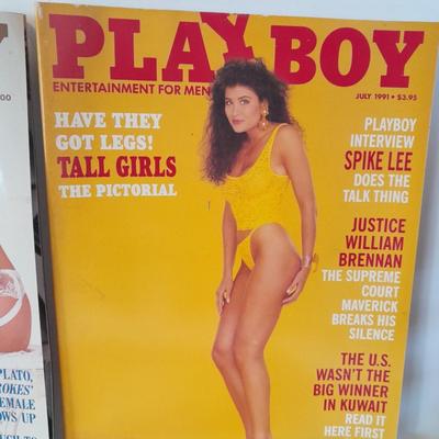 1990's Playboy back issue magazines Brandi Brant, Barbi twins, Tai Collins, and more
