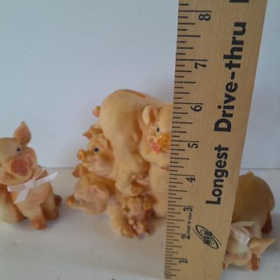 Collectible Pig figures pig piles!