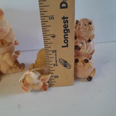 Collectible Pig figures pig piles!