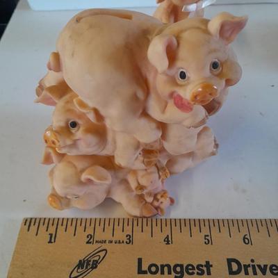 Collectible Pig figures pig piles!