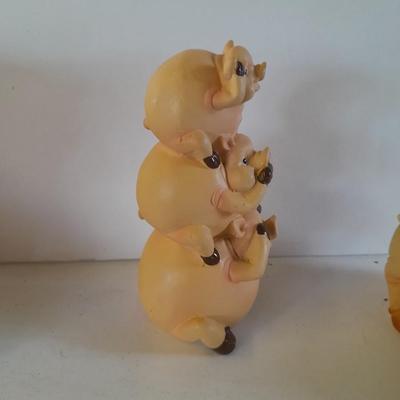 Collectible Pig figures pig piles!