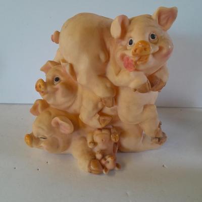 Collectible Pig figures pig piles!