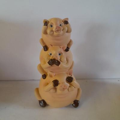 Collectible Pig figures pig piles!
