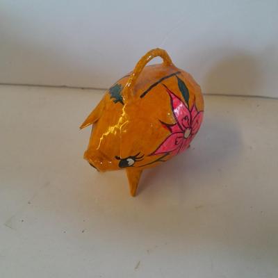 Floral piggy banks, Mexico art