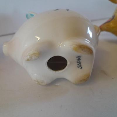 Floral piggy banks, Mexico art